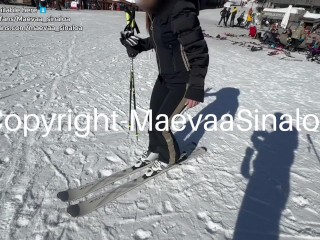 Maevaa Sinaloa - French VLOG - I get fucked in the ski lift