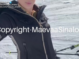 Maevaa Sinaloa - French VLOG - I get fucked in the ski lift