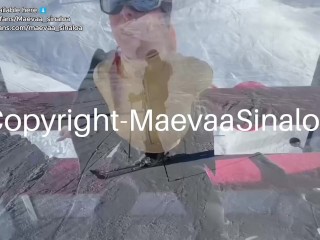 Maevaa Sinaloa - French VLOG - I get fucked in the ski lift