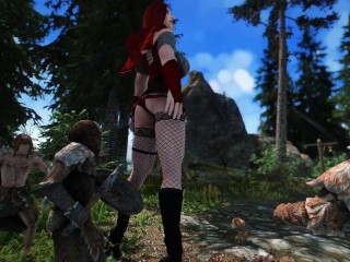 Giant Red Riding Hood (Part 1) - Skyrim Giantess