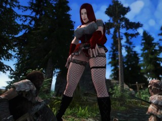 Giant Red Riding Hood (Part 1) - Skyrim Giantess