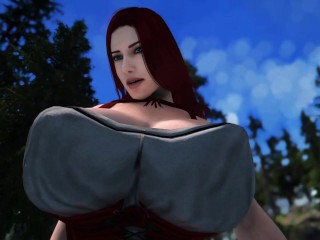 Giant Red Riding Hood (Part 1) - Skyrim Giantess