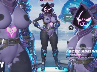 Fortnite Nude Game Play - Raven Team Leader Nude Mod [Part 02][18+] Adult Porn Gamming