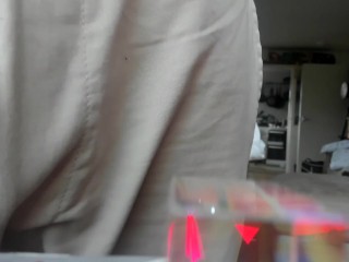 showing my flat cock