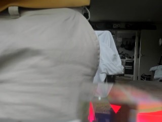 showing my flat cock