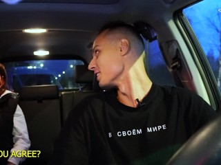 Fake Taxi Strip Game Youtube Show: Playing Naughty with a Hottie