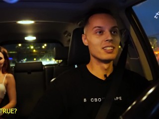 Fake Taxi Strip Game Youtube Show: Playing Naughty with a Hottie