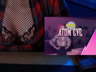 Sexy Twitch Streamer Plays Atom Eve Game