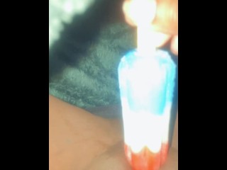 cold bombpop in my warm pussy