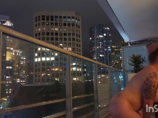 GF swallows my nut in public before the strip club