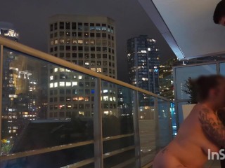 GF swallows my nut in public before the strip club