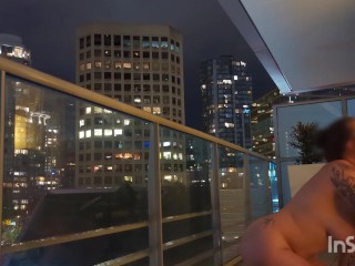 GF swallows my nut in public before the strip club