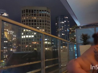 GF swallows my nut in public before the strip club