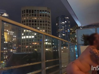 GF swallows my nut in public before the strip club