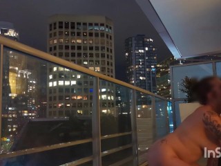 GF swallows my nut in public before the strip club