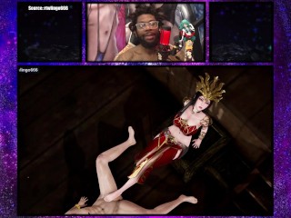 Battle Through The Heavens Bald Pussy Queen Medusa Squirts As She Gets Creampied In Her Ass