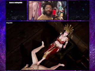 Battle Through The Heavens Bald Pussy Queen Medusa Squirts As She Gets Creampied In Her Ass