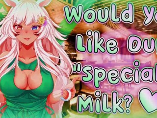Being Served By A Sexy Starbucks Neko Waitress [Huge Tip] ["Special Milk] {F4M Lewd ASMR}