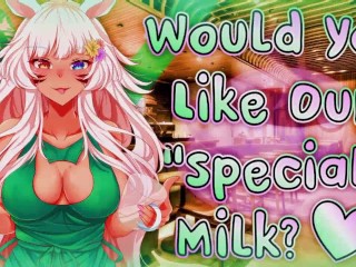 Being Served By A Sexy Starbucks Neko Waitress [Huge Tip] ["Special Milk] {F4M Lewd ASMR}