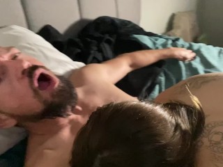 Jamie Stone Farting in Her Face with a Foot Massage Blowjob