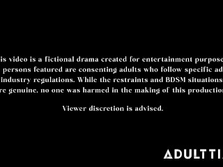 ADULT TIME - Innocent Scarlet Skies TIED UP AND DOMMED By Experienced Lesbian Dee Williams