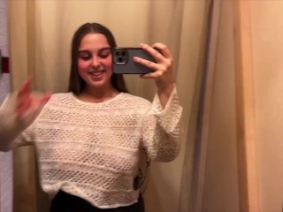 HOT MOM WITH JUICY TITS DOES TRY ON HAUL