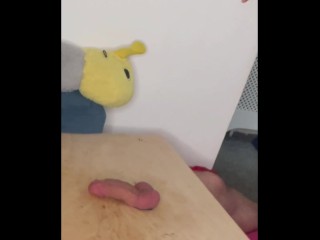 My bestie’s cock and balls were left in the board waiting  for  more trampling and crushing!