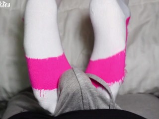 Making Myself Cum With A Cum Soaked Sock! - Solo + Sockjob