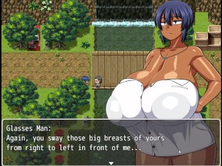 Tanned Girl Natsuki [ HENTAI Game ] Ep.5 strangers starts to matsurbates over her plump hot body !