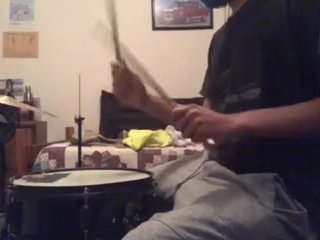 parents moaning in the other room while i'm playing drums 4