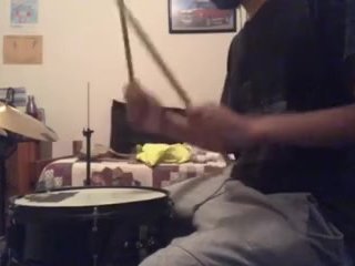 parents moaning in the other room while i'm playing drums 4