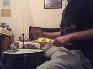 parents moaning in the other room while i'm playing drums 4