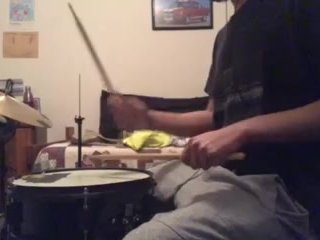 parents moaning in the other room while i'm playing drums 4