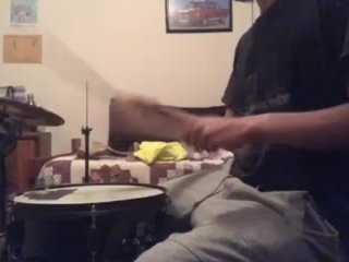 parents moaning in the other room while i'm playing drums 4