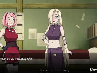 NARUTO Trans x Sakura x Ino Yamanaka - sex games