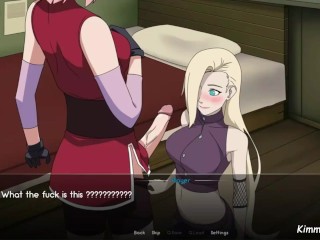 NARUTO Trans x Sakura x Ino Yamanaka - sex games