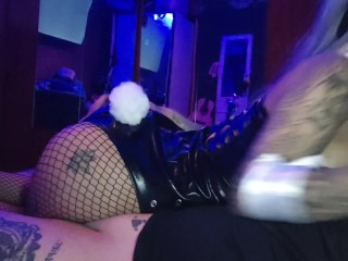 POV - Squirt of this fucking bunny cosplay and wild cumshot in her ass..💦💦