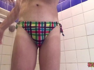 I masturbated in a sexy bikini 💖 Masturbation Handjob Ejaculation Pervert Secret School SecretGakue