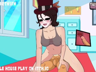 Hole House Gameplay Mad Moxxi Bounding On Dick Creampie Orgasm