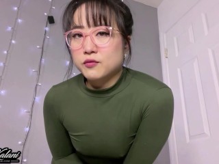 Be a Good Boy and Lick the Librarian's Asshole -ASMR BJ
