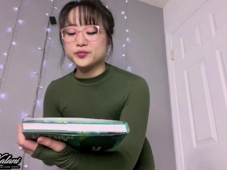 Be a Good Boy and Lick the Librarian's Asshole -ASMR BJ