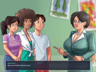 Summertime Saga Sex Game Miss Ross Sex Scenes Gameplay [18+]