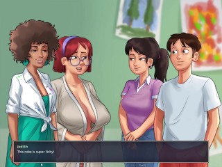 Summertime Saga Sex Game Miss Ross Sex Scenes Gameplay [18+]
