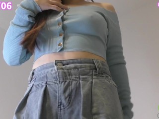 【日本人】帰宅後にパンティを履いたまま大量潮吹き【素人】オナニー 巨乳 ノーブラ 私服 色白 OL Japanese Hentai Asian