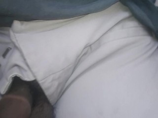 Mornig Startup-Pee- Hairy Ass-climbing stairs to See My DOG-Taking Off Pant-Dancing-Tied Up Dick-Oil