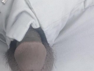 Mornig Startup-Pee- Hairy Ass-climbing stairs to See My DOG-Taking Off Pant-Dancing-Tied Up Dick-Oil