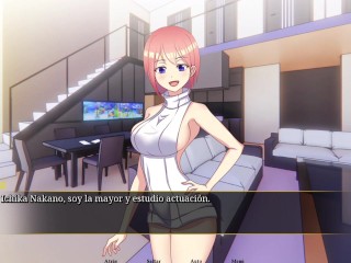 UN JUEGO PARA FOLLAR A TODAS LAS QUINTILLIZAS - WAIFUS MISSION V2 - [Gameplay + Descarga]