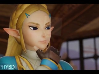 Princess Zelda Can't Resist Such A Good Offer 💍💰[Zelda Porn Animation]