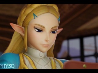 Princess Zelda Can't Resist Such A Good Offer 💍💰[Zelda Porn Animation]