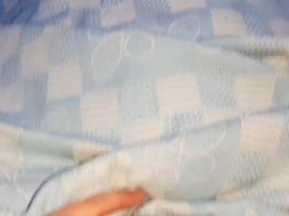 My work colleague licked my pussy under a blanket in the field so no one could see